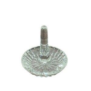 Waterford Crystal‎ 3-1/8 Round Ring Trinket Jewelry Vanity Dish Holder
